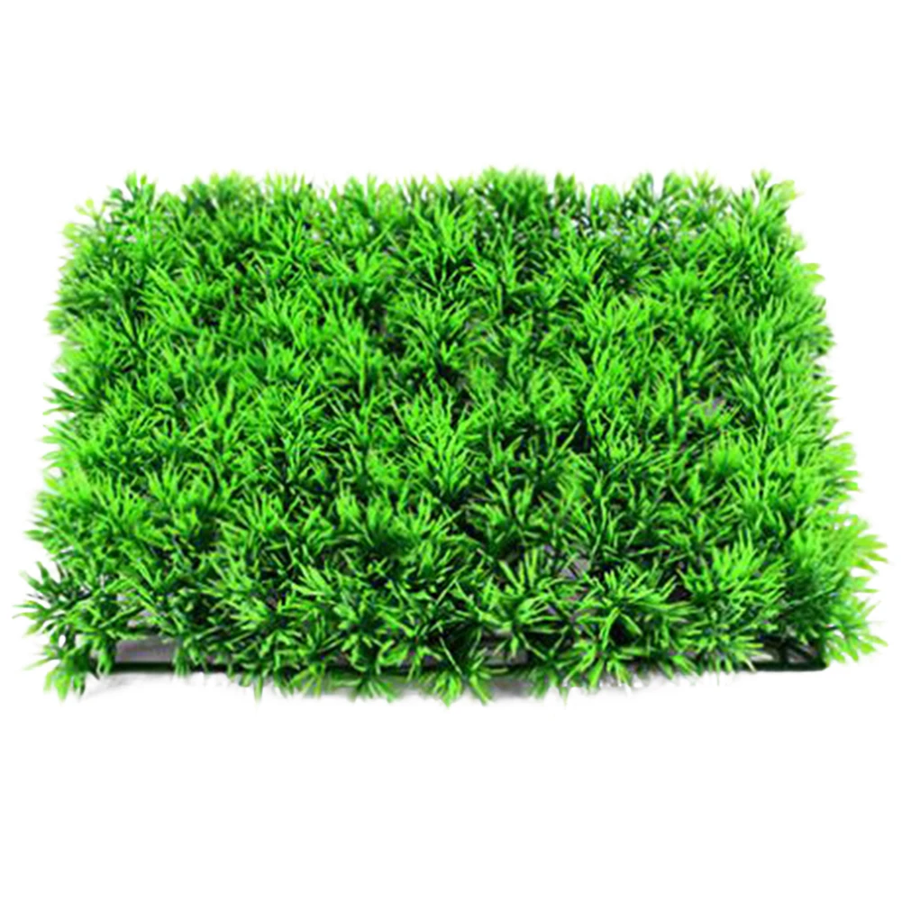 Украшения для аквариума искусственная трава растение лужайка пейзаж