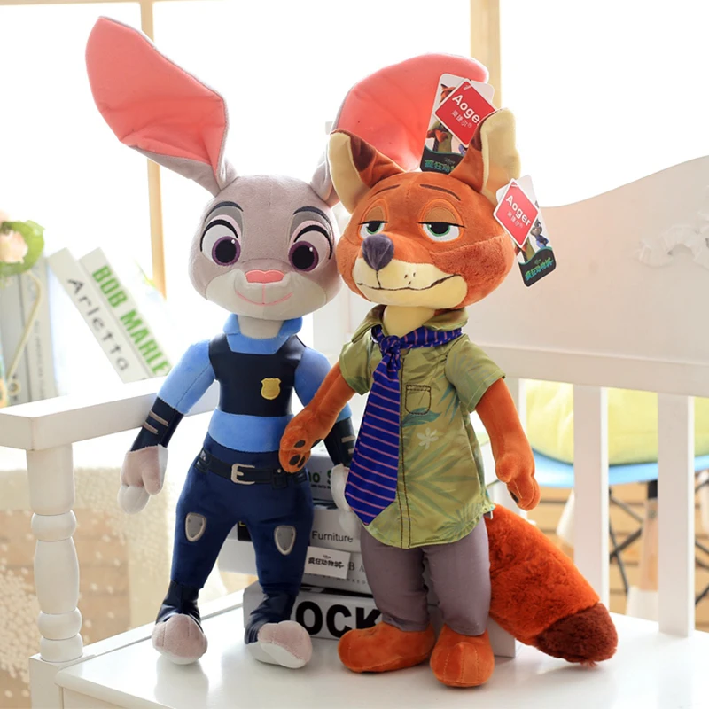 Плюшевые игрушки Zootopie Judy Hopps Ник вильд Аниме фигурки кукол кролик СОФО крутая