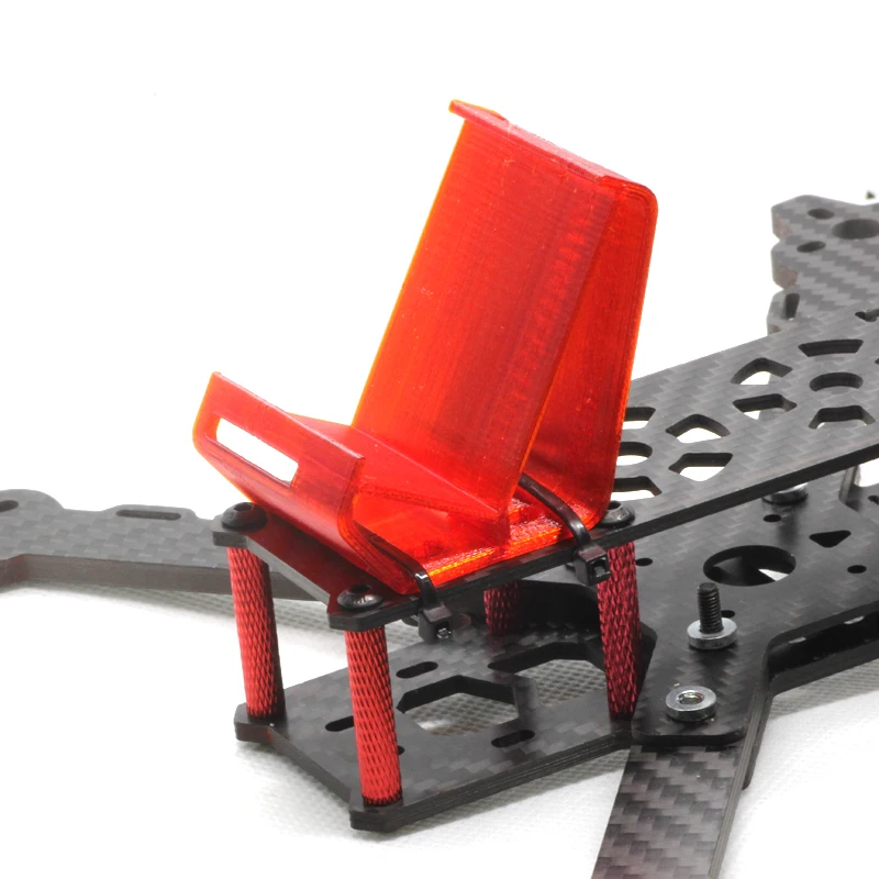 

30 Degree 3D Printed Soft Material TPU Camera Mount with Magic Tie for XIAOYI Gopro Camera RC Drone FPV Racing Freestyle