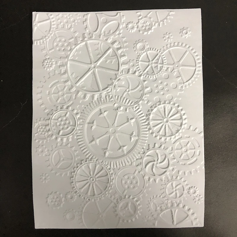 Новинка 2021 рельефная папка для творчества 3D фон в стиле стимпанк поздравительная