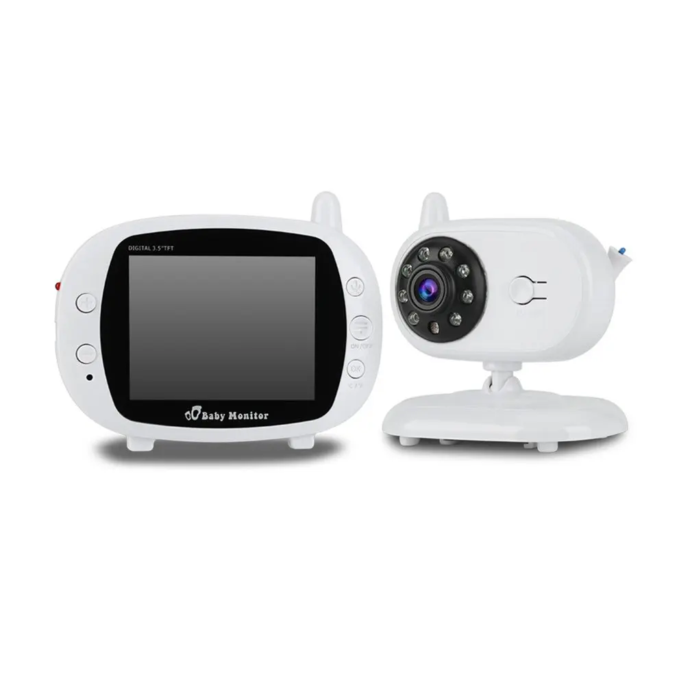 

3.5 inch Wireless Video Color Baby Monitor High Resolution Baby Nanny Security Camera Night Vision Temperature Monitoring