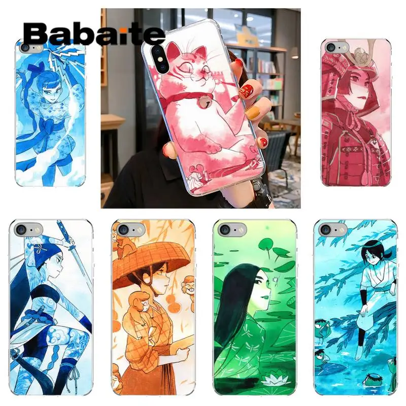 

Babaite Inktober style art anime Phone Case coque cover for iPhone 12 8 7 6 6S Plus X XS MAX 5 5S SE XR 11 12 pro max shell capa