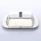 Тарелка для масла 304 коробка для масла из нержавеющей стали контейнер для хранения сыра поднос для хранения с крышкой кухонная посуда