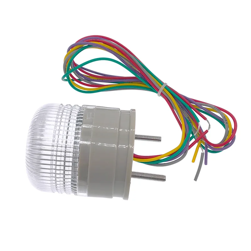 Трехцветный световой индикатор с звуковым сигналом предупреждающий светильник