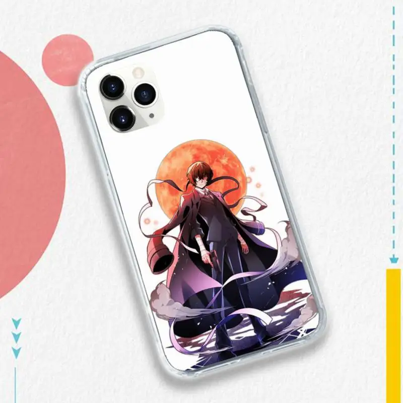

Anime Stray Dogs Dazai Osamu Phone Case for iPhone 11 12 pro XS MAX 8 7 6 6S Plus X 5S SE 2020 XR