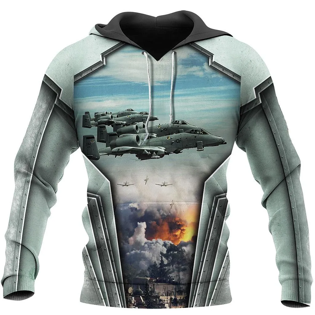 

Air Force Aircraft A10 Thunderbolt II 3D All Over Printed Shirt Men And Women Fashion Casual Hoodies