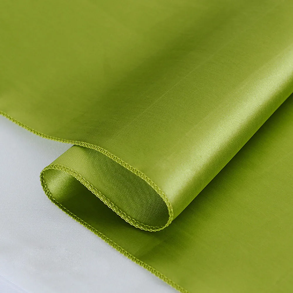 

Hot 20pcs/lot Wedding Party Decoration 30*275cm Satin Table Runner For Hotel Banquet Blue/Pink/Purple Multi Color to Choose