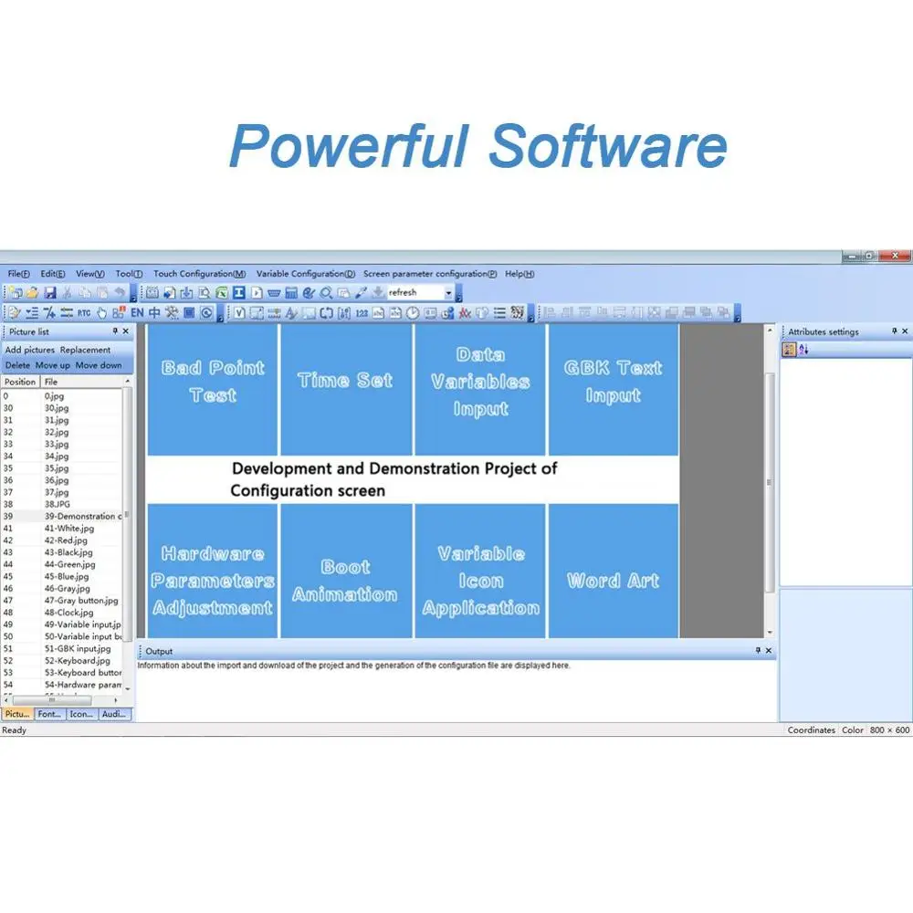 Встроенный интеллектуальный сенсорный экран с интерфейсом UART MCU ЖК модуль 10 1