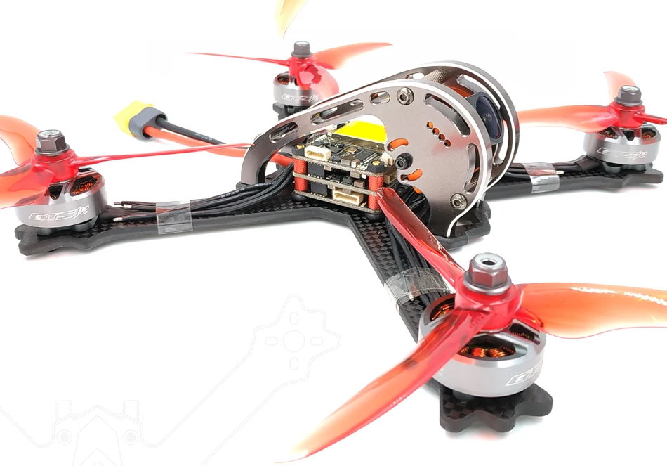Квадрокоптер AlfaRC Jaguar 210 из углеродного волокна FPV frestyle True X, комплект рамы для радиоуправляемого дрона FPV Racing
