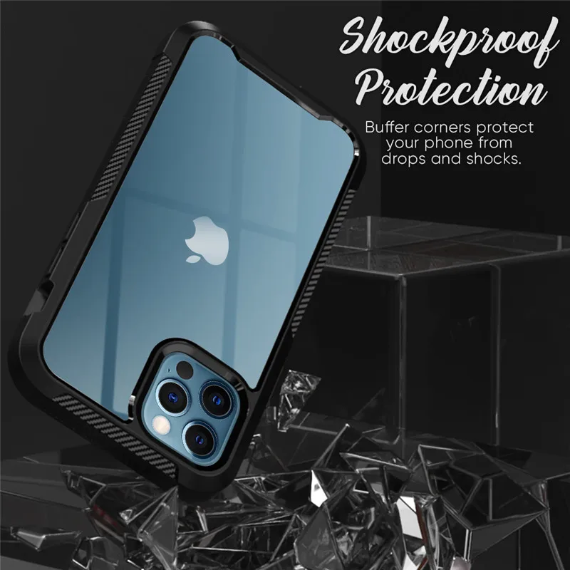 Прозрачный защитный чехол против царапин для iPhone 11 Pro Max 6 6s 7 8 Plus X XS XR Жесткий ПК +