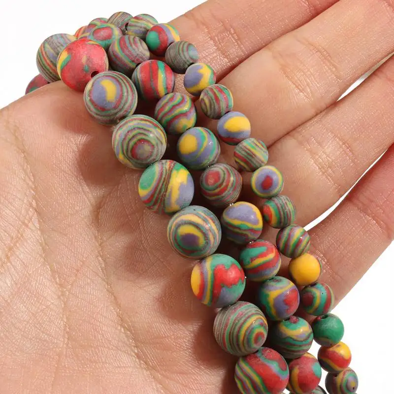 

Natural Stone Matte Purple Malachite Round Loose Beads for Jewelry Making Handmade Diy Bracelet Necklace Wholesale 6 8 10mm 15''