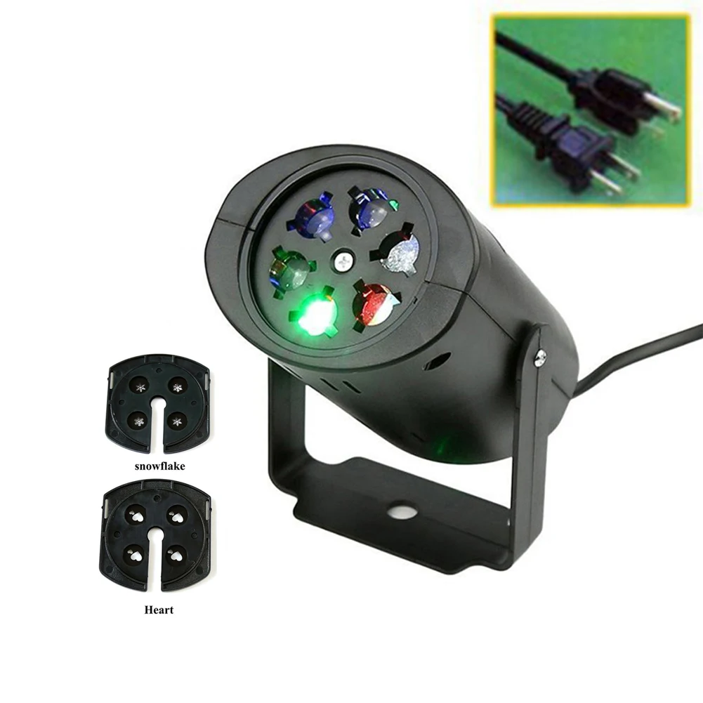 

Наружная Водонепроницаемая Рождественская светодиодная проекционная лампа, Проекционные сценические огни, светодиодные пленочные огни