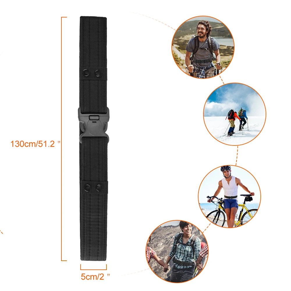 2 дюйма тактический пояс регулируемый Airsoft военный Спорт на открытом воздухе с