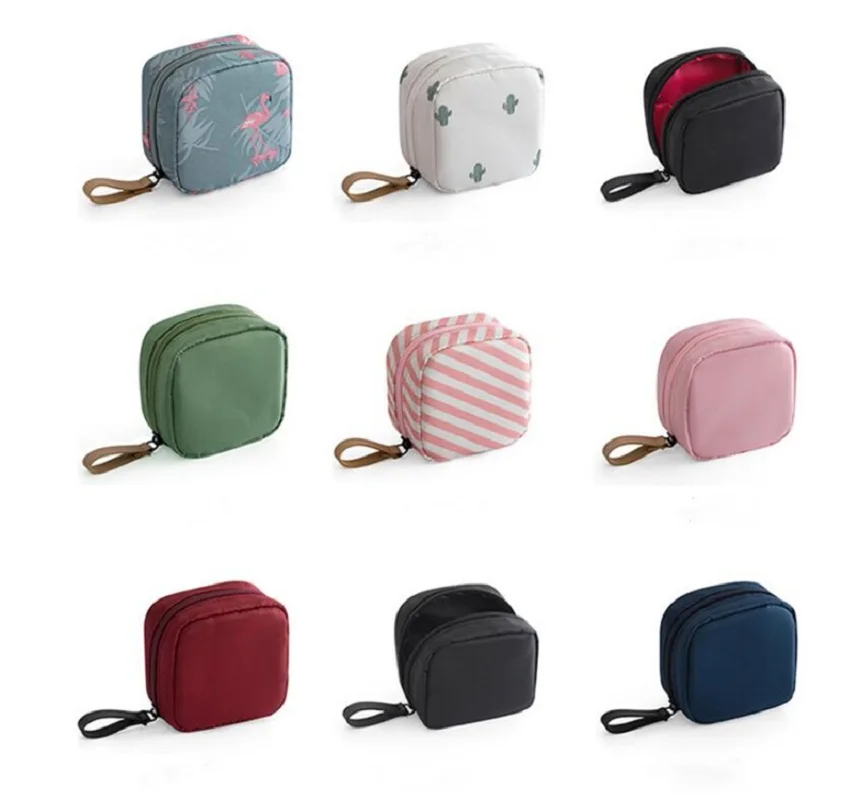 

Small Cosmetic Bag Girl Lipstick Bag Women Make Up Organizer Bag Beautician Makeup Pouch Sanitary Pads Bags Toiletry Beauty Case