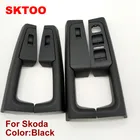 SKTOO (черный) для Skoda Superb внутренняя дверная ручка дверной подлокотник переключатель коробка внутри двери перчаточного пакета