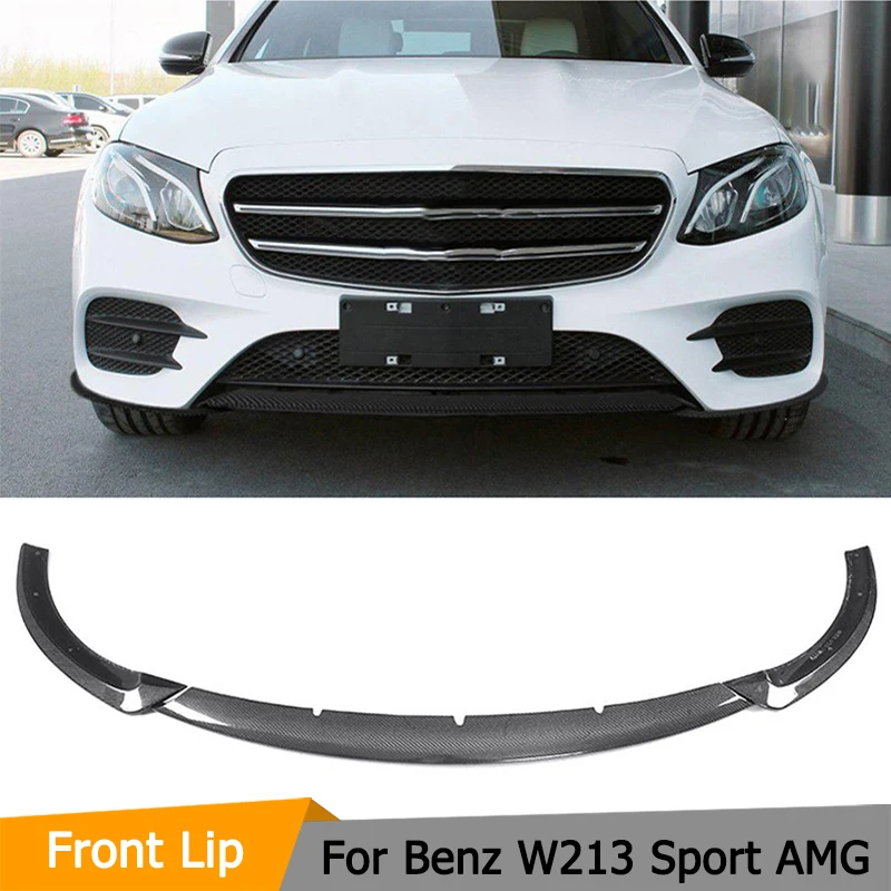 Автомобильный передний бампер спойлер для Mercedes Benz E класса W213 E200 E300 E43 AMG Sport Sedan 4D