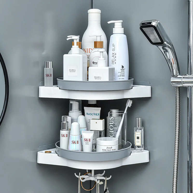 

Углов вращающийся стеллаж для хранения без пуха Ванная комната полка Кухня органайзер для Ванная комната аксессуары контейнер для хранени...