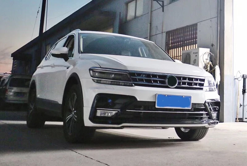 Комплект кузова для Tiguan- передний и задний бампер Модифицированный tiguan автомобильный Стайлинг обновление Rline стиль для Volkswagen