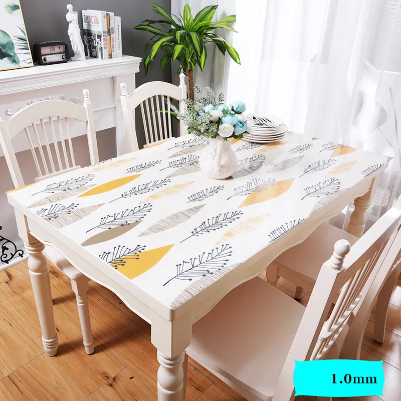 Прямоугольная скатерть из мягкого стекла толщиной 1 0 мм