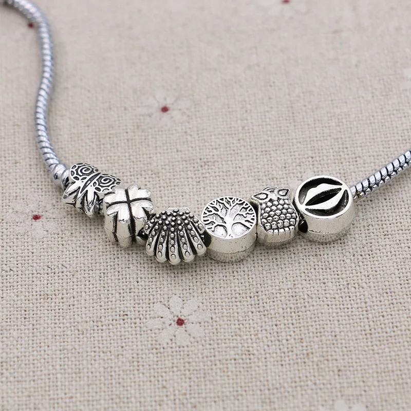 

5PCS Mix Lot Silver Tree of Life Charm Beads Fit Pandora Jewelry Making Bracelet DIY Accessories Handmade Craft