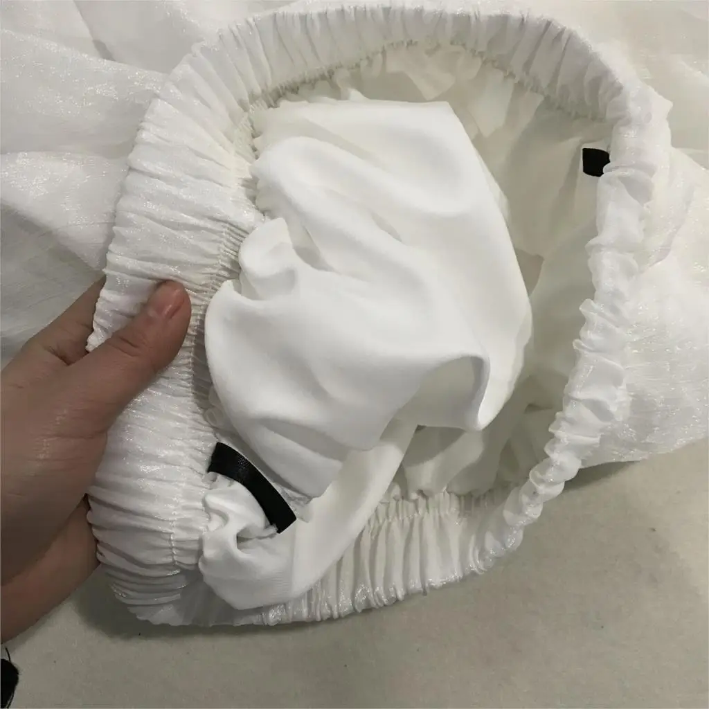 

2021 High Waist Women Chiffon Long Skirts Floor Length Ruffles White Summer Boho Maxi Skirt Saia Longa Faldas