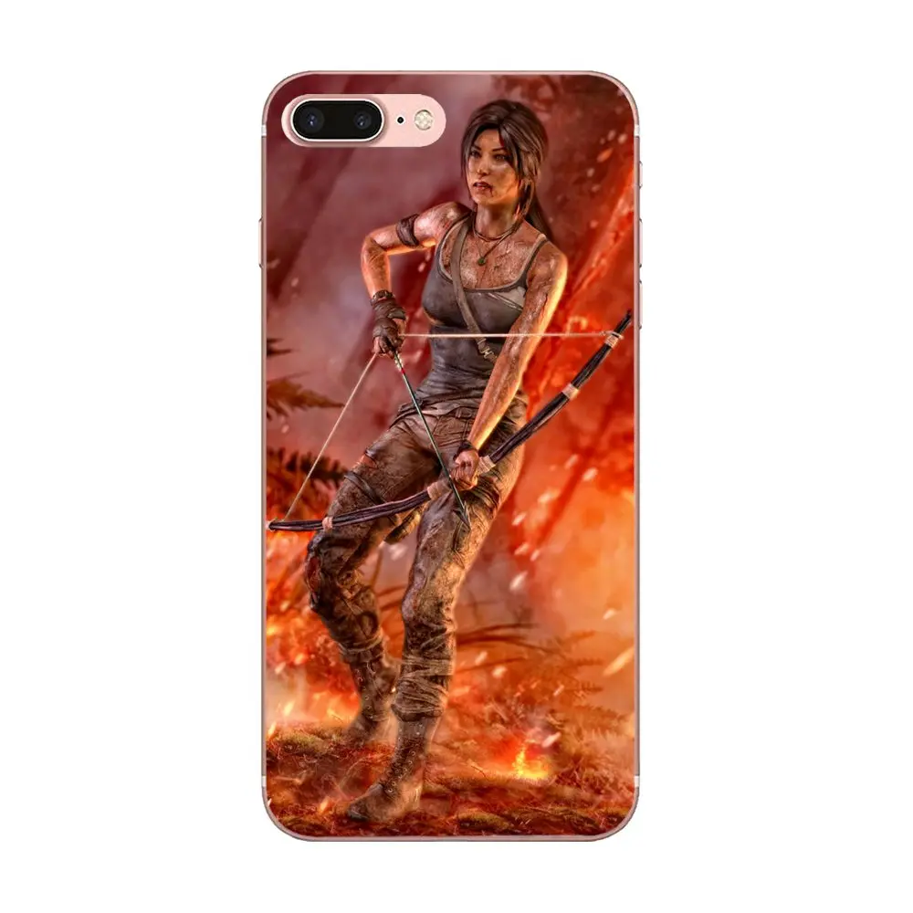 For Huawei P7 P8 P9 P10 P20 P30 Lite Mini Plus Pro Y9 Prime P Smart Z 2018 2019 TPU Transparent Case Lara Croft Tomb Raider | Мобильные