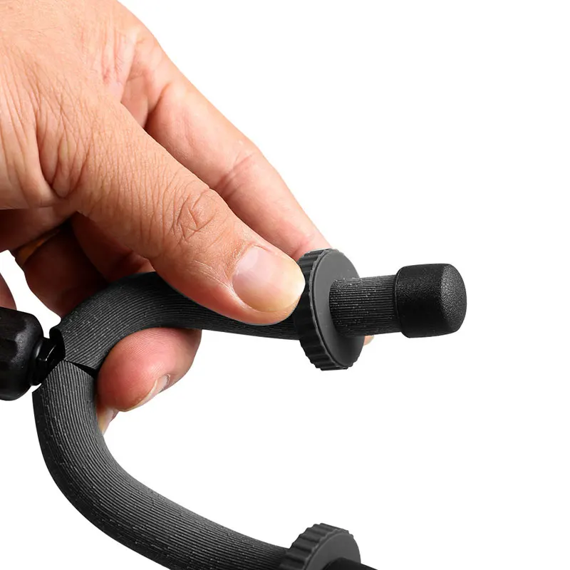 Настенная вешалка для гитары из черного ореха домашняя и студийная твердой