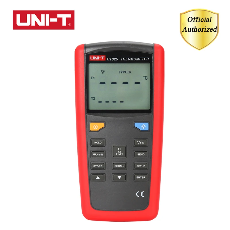 Φ UT321UT325 термометр контактного типа 200 ~ 1375C промышленная температура 2CH