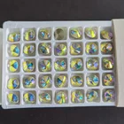 Новинка, 10 шт., стразы CTPA3bI Rivoli из хрустального стекла AB, стразы, круглые острые Стразы, аксессуары сделай сам, бусины, россыпью, стразы для дизайна ногтей
