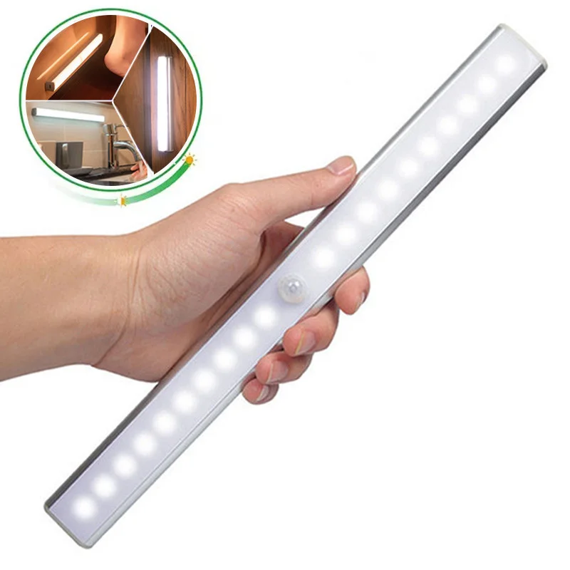

LED Night Lights Motion Sensor Wireless Closet Light Bedroom Decor Light Wall Decorative Lamp Staircase Closet Room Aisle Light