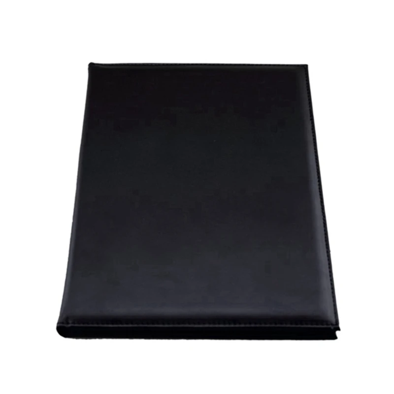

Pu Leather A4 Writing Clipboard Business Notepad Clip Boards Meeting Conference Document Organizer File Folders Paper Resume Sto