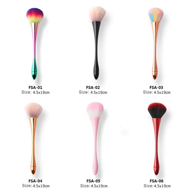 Дизайн ногтей кисточка для кисть удаления пыли УФ-гель нейлоновые Кисти маникюра