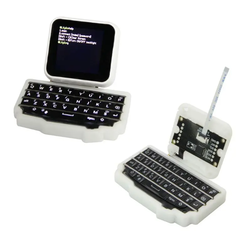 

Mini Programmable Computer 1Set T-Watch Keyboard ESP32 Main Chip Programmable Watch Mini Computer Hardware New
