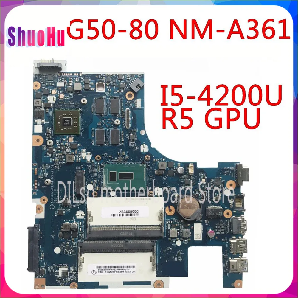 KEFU NM A361 для Lenovo G50 80 материнская плата ноутбука DDR3 HM76 Intel R5 встроенная деталь 90