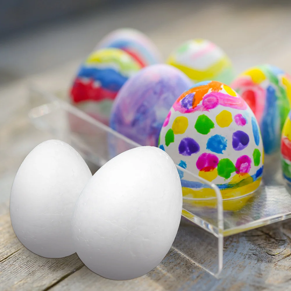 

20pcs Easter Eggs Simulation Easter Eggs DIY Easter Egg Graffiti Eggs