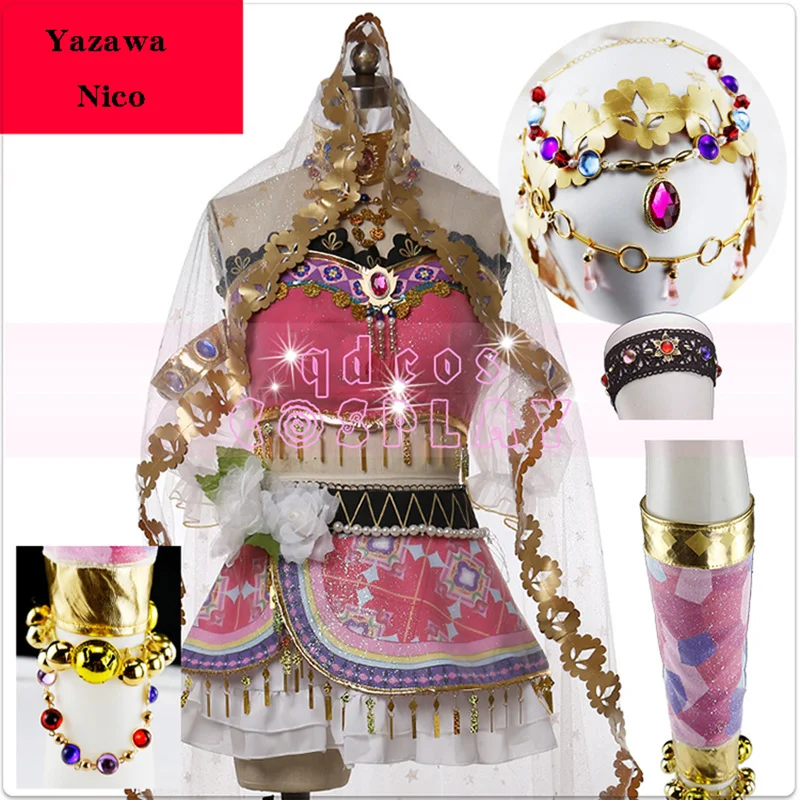 Аниме Lovelive костюмы для косплея Love Live арабские kotory Maki Tojo Nozomi Honoka Umi Koizumi платье Эли