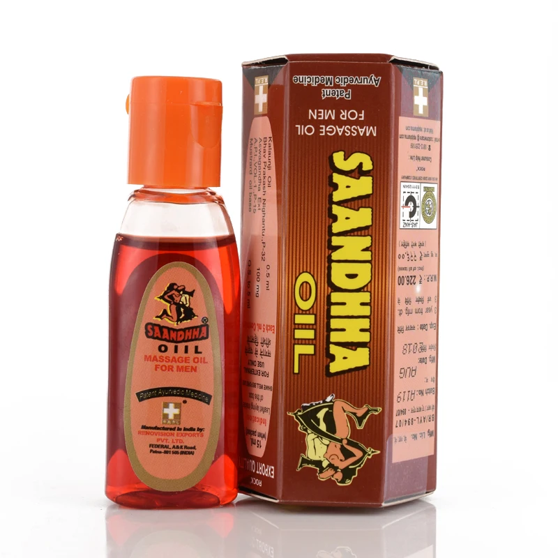 

1Pc Saandhha Oil Indian God Lotion Men Enlarge Cock Cream Erection Spray Big Dick Enlargement Massage Gel Increase Growth 15ML
