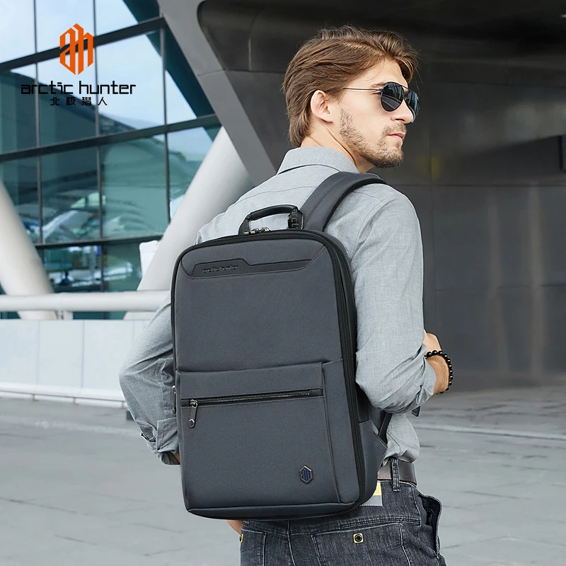 Рюкзак ARCTIC HUNTER мужской вместительный дорожный для ноутбука с защитой от кражи