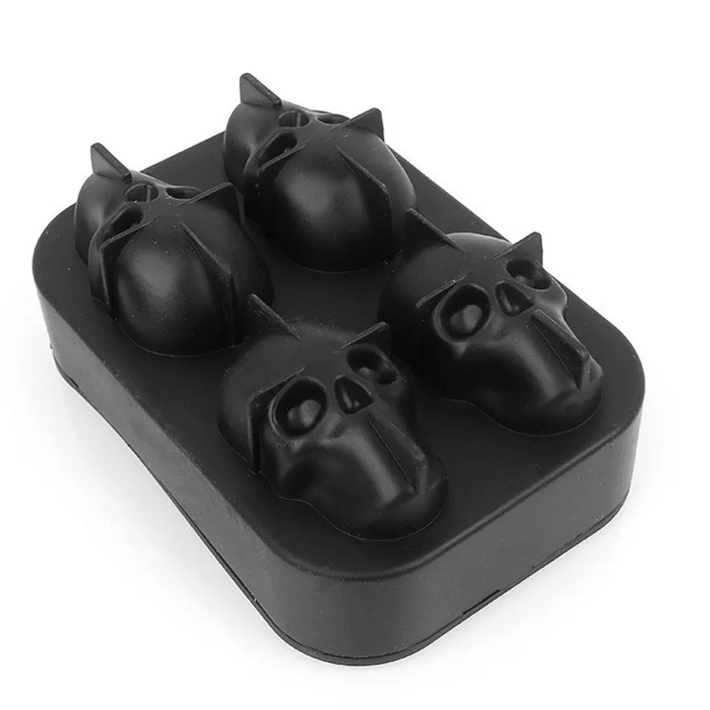 

Cube Mold Skull Shape 3D Ice Cube Mold Maker Bar Party Silicone Trays Chocolate Mold Gift Ice Cube Mold