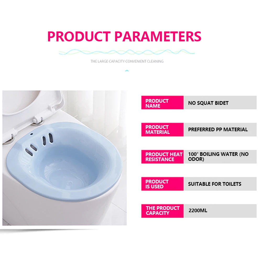 

Tathtub Woman Bidet Portable Female Private Parts Pregnant Women Wash The Butt Basin Wash Potty For Maternal Child Adult Toilet