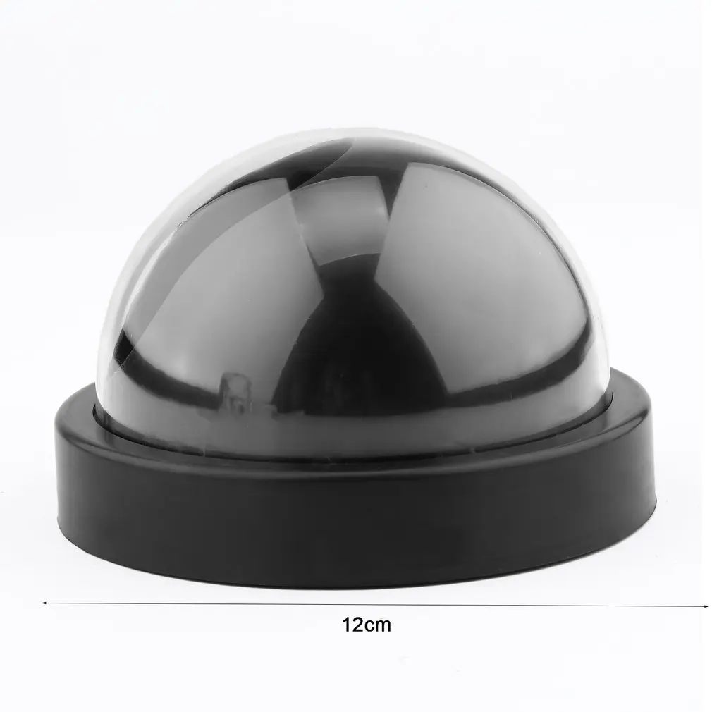 

Black Plastic Smart Indoor/Outdoor Dummy Home Dome Fake CCTV Security Camera with Flashing Red LED Light CA-05