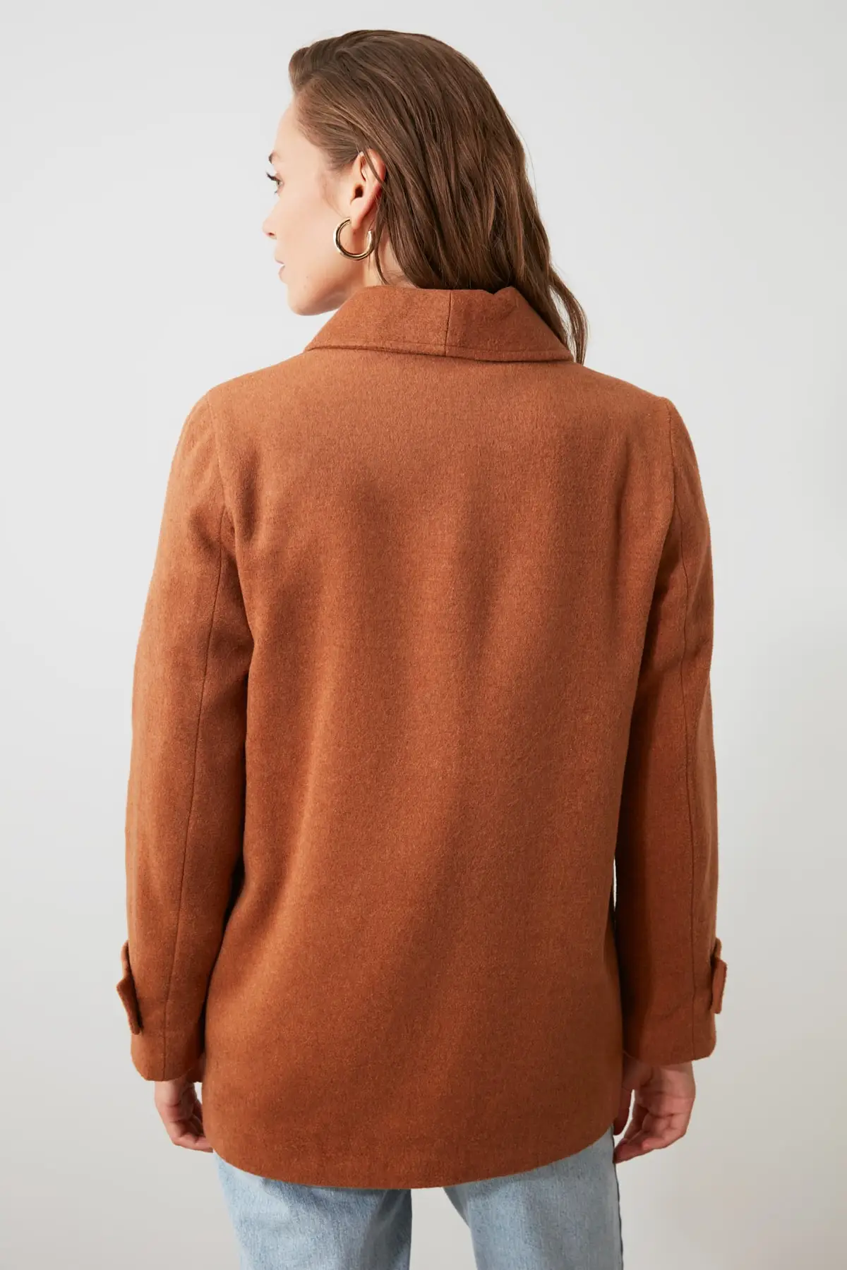 

Trendyol Button Stamp Coat TWOAW21KB0034