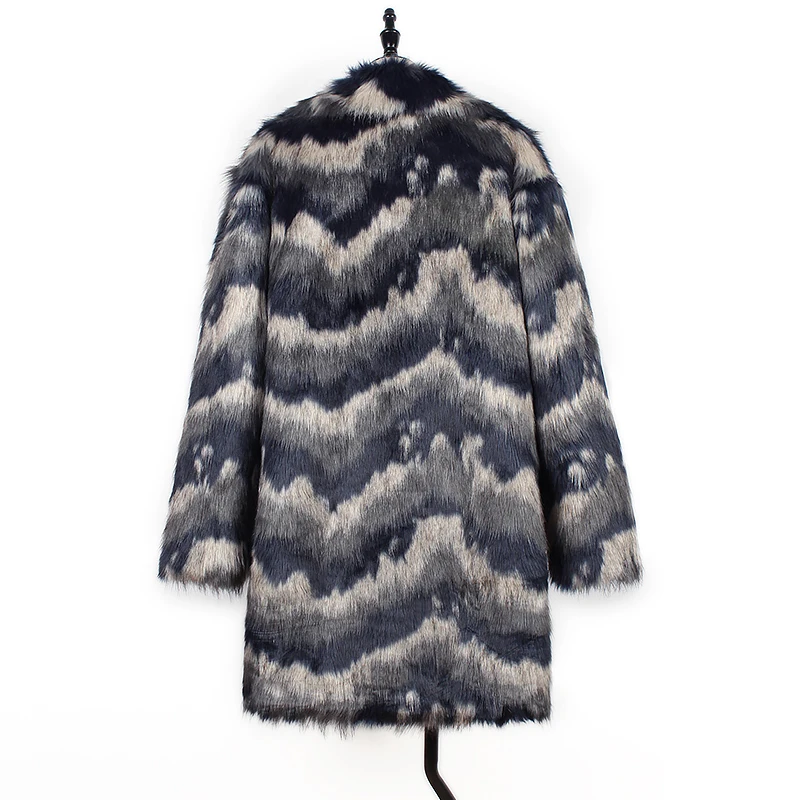 

2021 Autumn and Winter Men's Expensive Luxury Faux Fur Warm Coat Handsome Fashion Men's Pure Wool Casual Coat Banquet Success