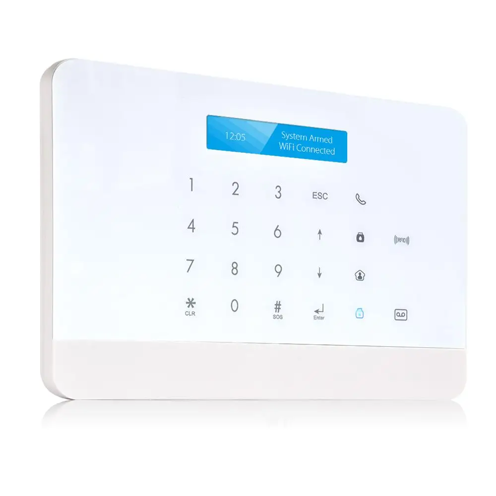 Etiger S6 Панель сигнализации WIFI GSM сигнализация безопасности Беспроводная с Alexa Google
