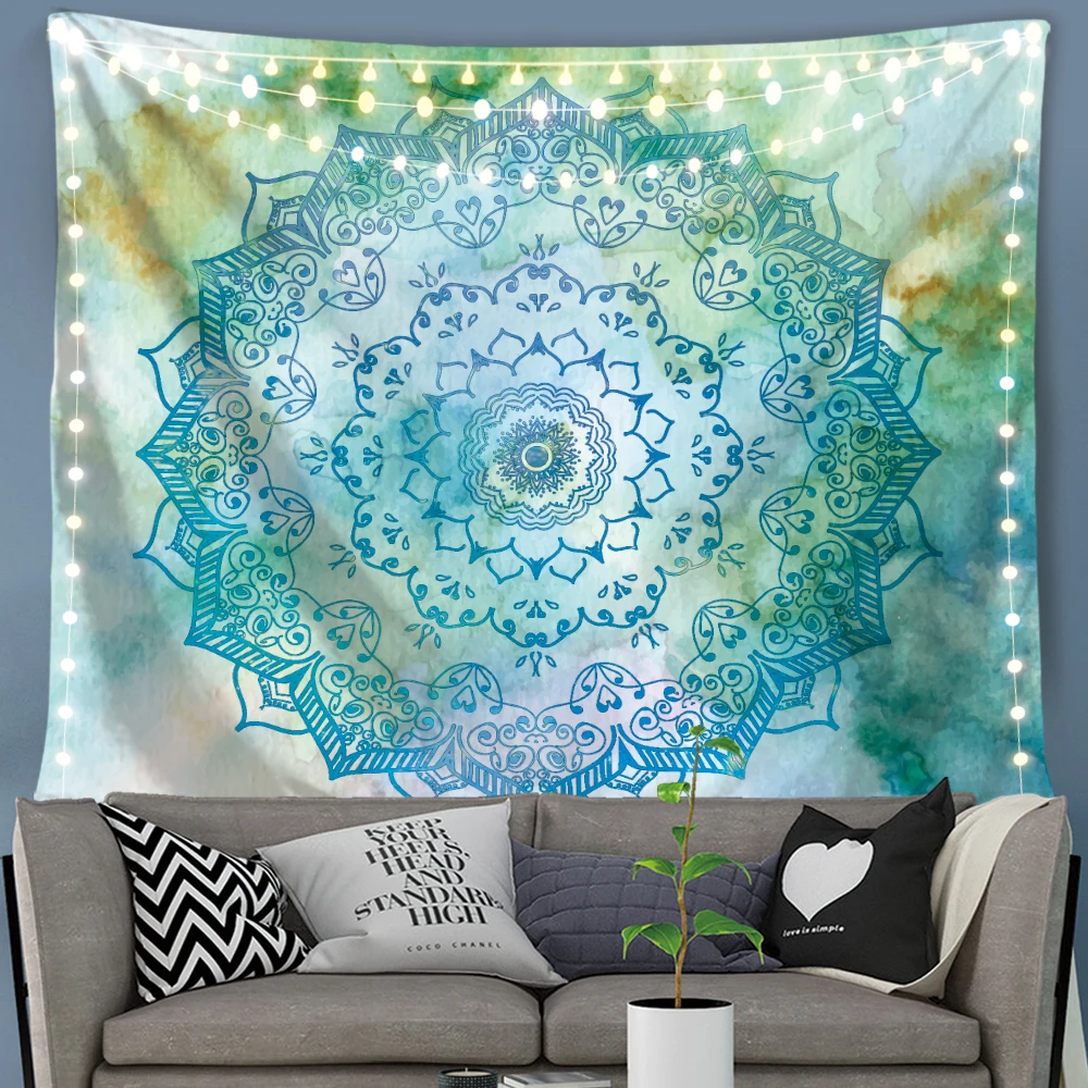 

Silstar Tex Multi Colored Tapestry Hot Sell Tapestry Indian Mandala Tapestry Wall Hanging Hippie Hanging Tapestry 3D Upholstery