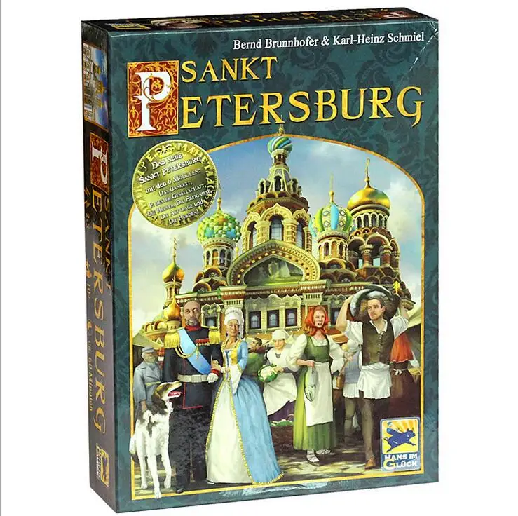 

Санкт-Петербург + Расширенная настольная игра 2-5 игроков для игры в семью вечерние/друзья забавная игра 2