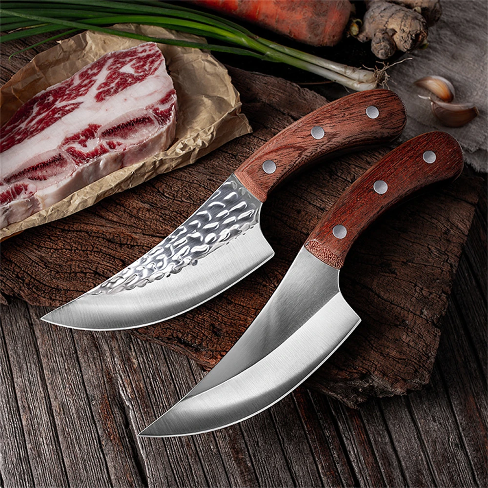 

Kitchen Knife Chopping Boning Fishing Knife Meat Cleaver Raw Fish Filleting Cooking Tool Cutter Butcher Knife Stainless Steel