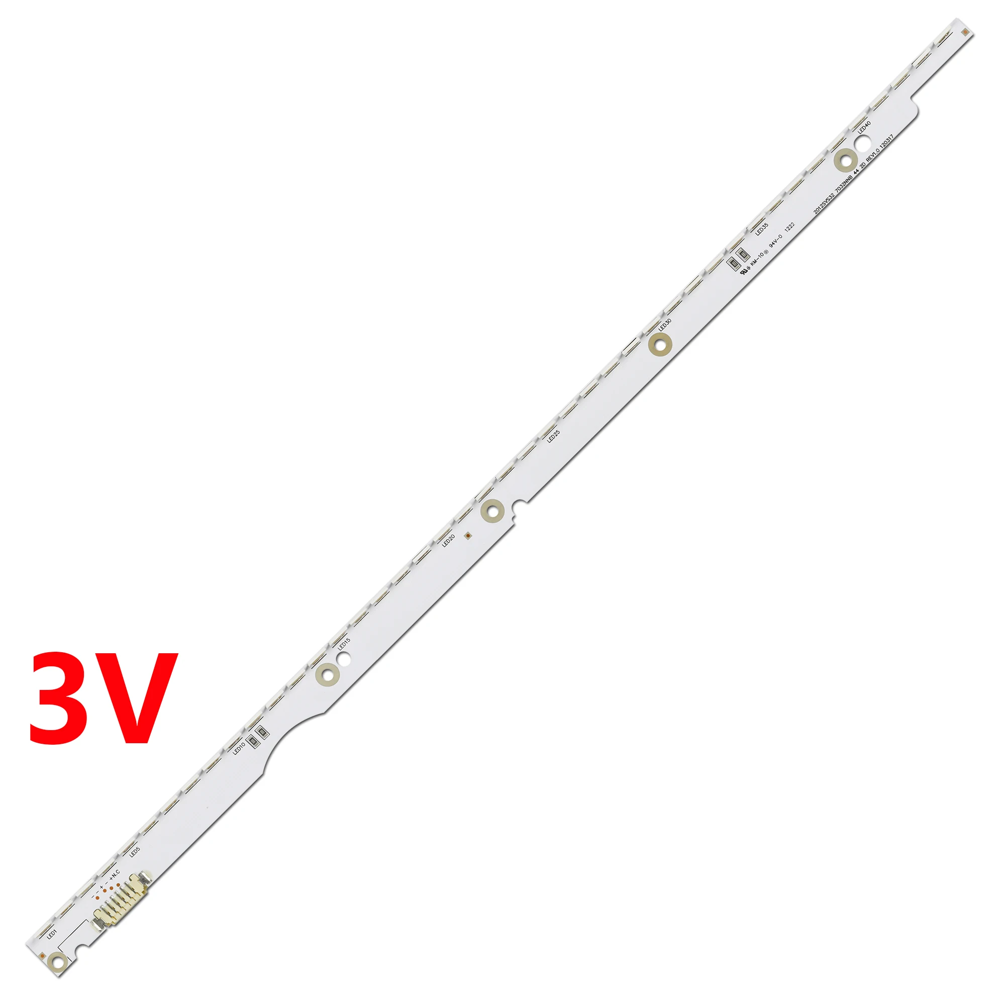 Светодиодная подсветка полосы 44 лампы для Samsung 32 &quotТВ 2012svs32 7032nnb 2D 3v V1GE-320SM0-R1