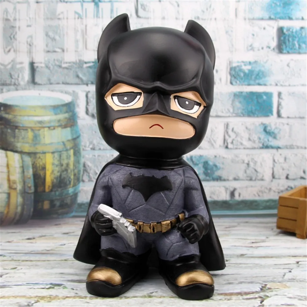 Marvel супергерой Бэтмен Капитан Америка Железный человек милый копилка Dc