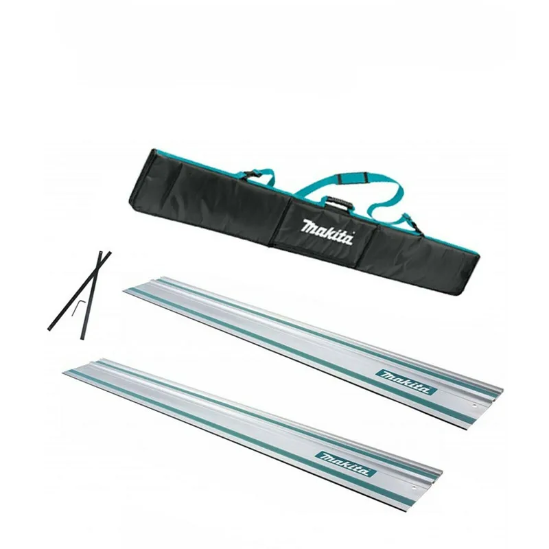 

2x Makita 1.5m Guide Rail for SP6000 SP6000-1 SP6000K SP6000J Plunge Saws + Carry Bag + Connector